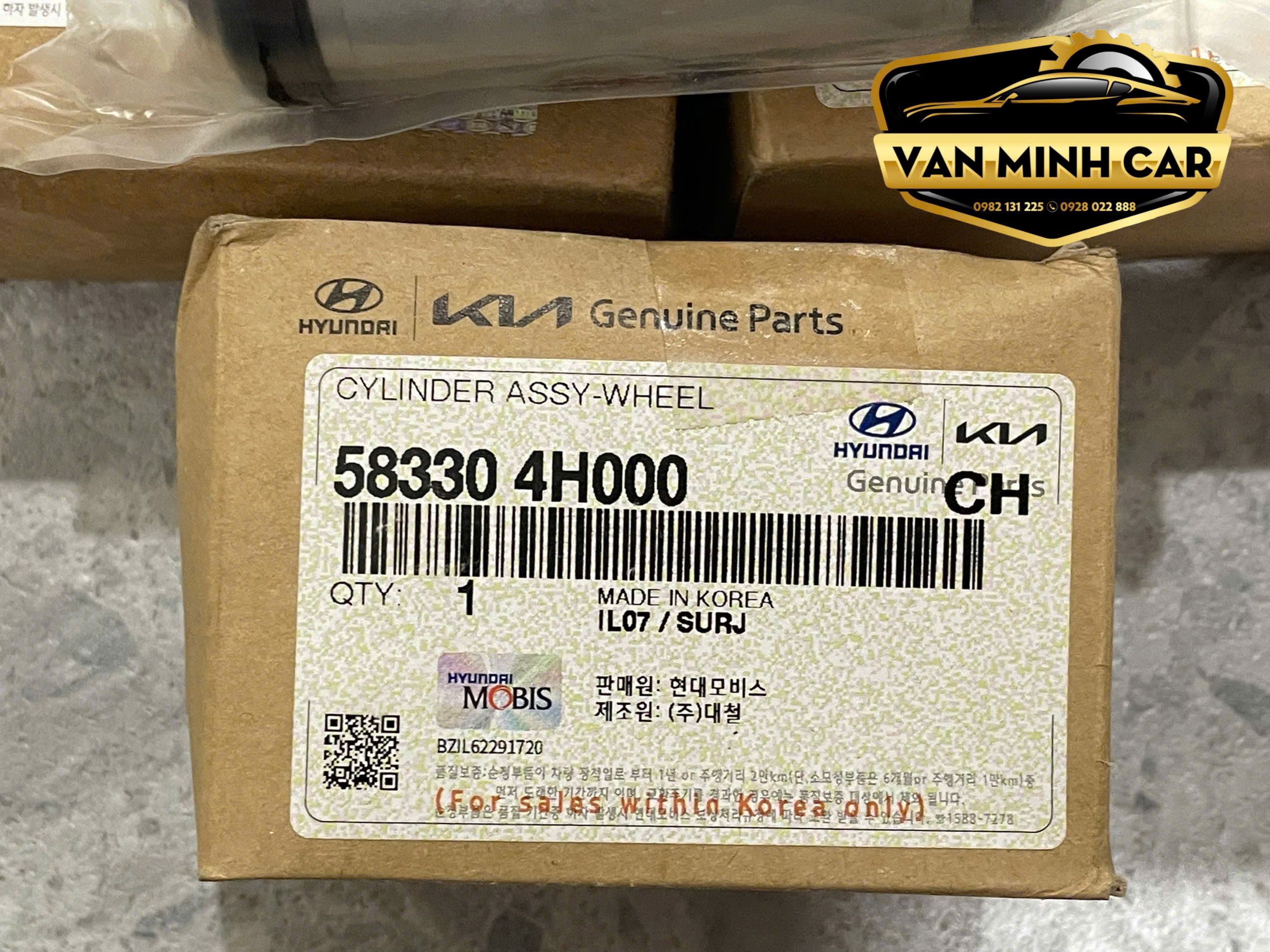 XY LANH PHANH SAU GRAND STAREX 2008-2017 | 583304H000 - Hình ảnh 2